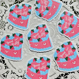 You’re So Pretty Heart Cake Stickers